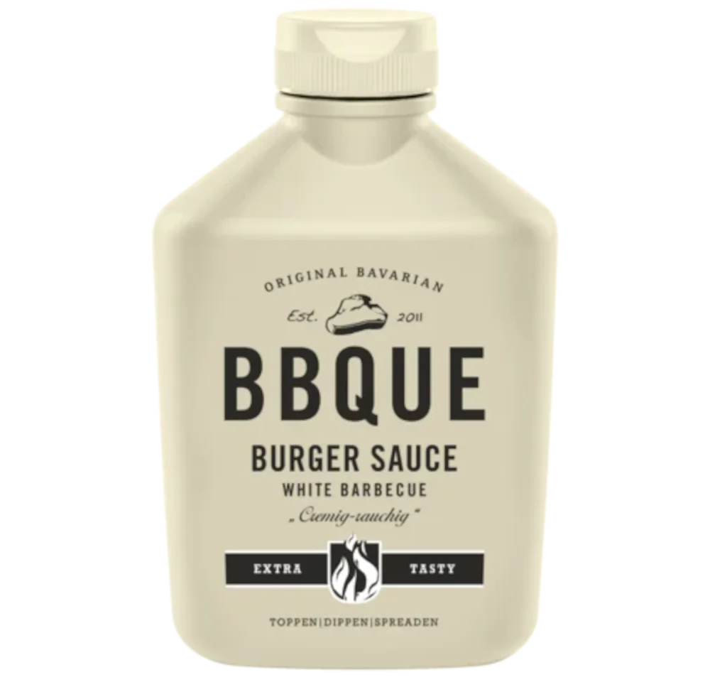 BBQUE Burger Sauce White Barbecue "Cremig-rauchig" 400ml / 13.52fl.oz.