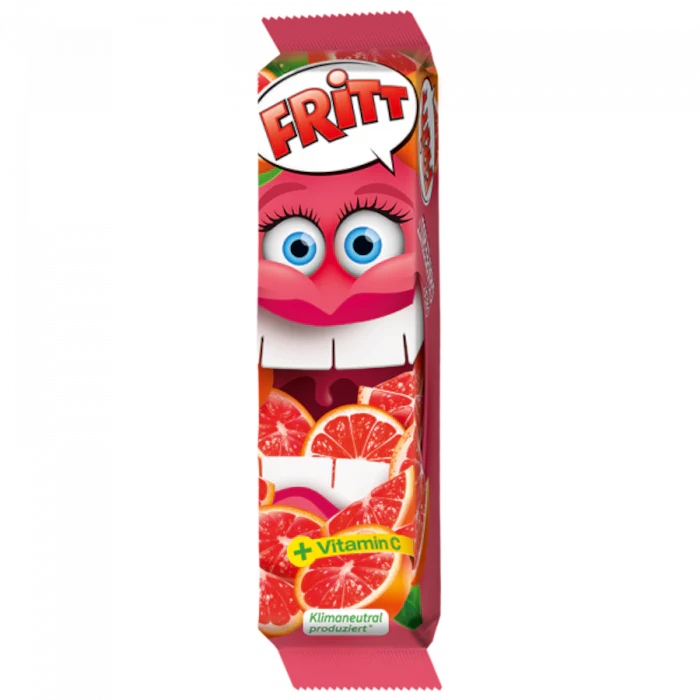 FRITT Grapefruit Kaubonbonstreifen 70g  / 2.46oz