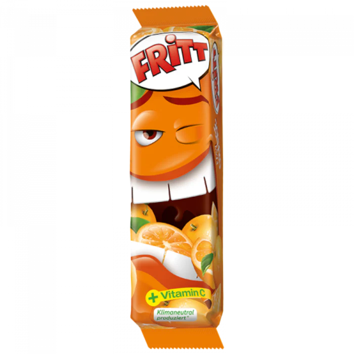 FRITT Orange Kaubonbonstreifen 70g / 2.46oz