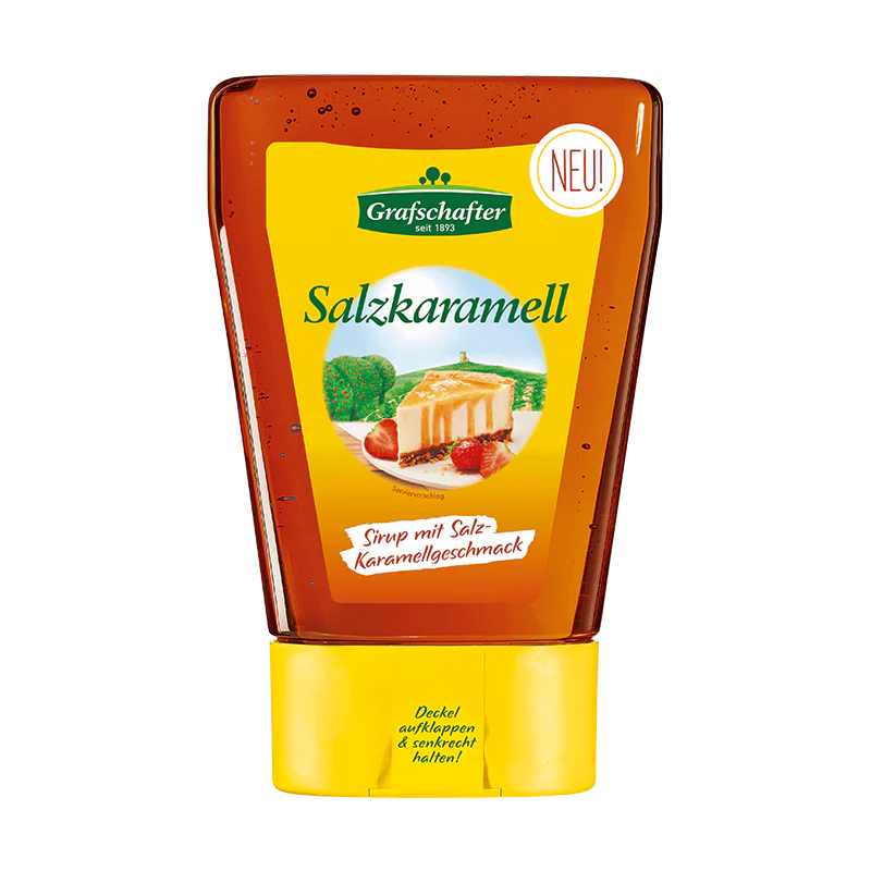 Grafschafter Salz-Karamell Sirup 500g / 17.63oz