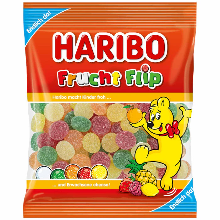 HARIBO Frucht Flip Fruchtgummi 160g / 5.64oz