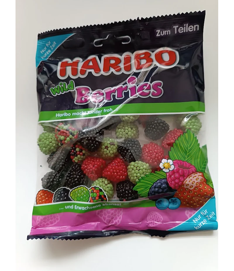 HARIBO Wild Berries aus Gelee mit Nonpareille 175g