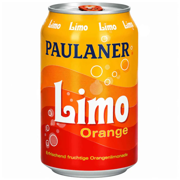 Paulaner Limo Orange Erfrischungsgetränk 330 ml / 11.16 fl. oz.