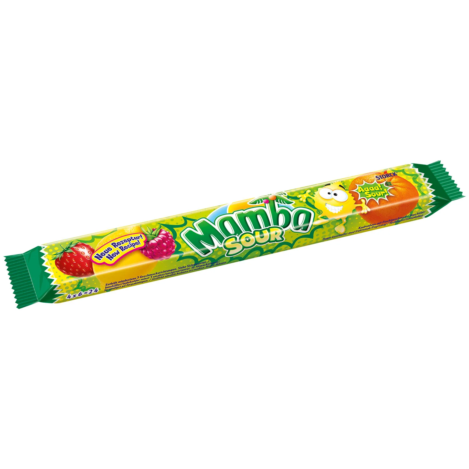 Storck Mamba Sauer fruchtige Kaubonbons 106g / 3.73oz