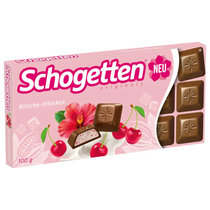 Trumpf Schogetten Kirsche-Hibiskus Schokolade 100g / 3.52oz